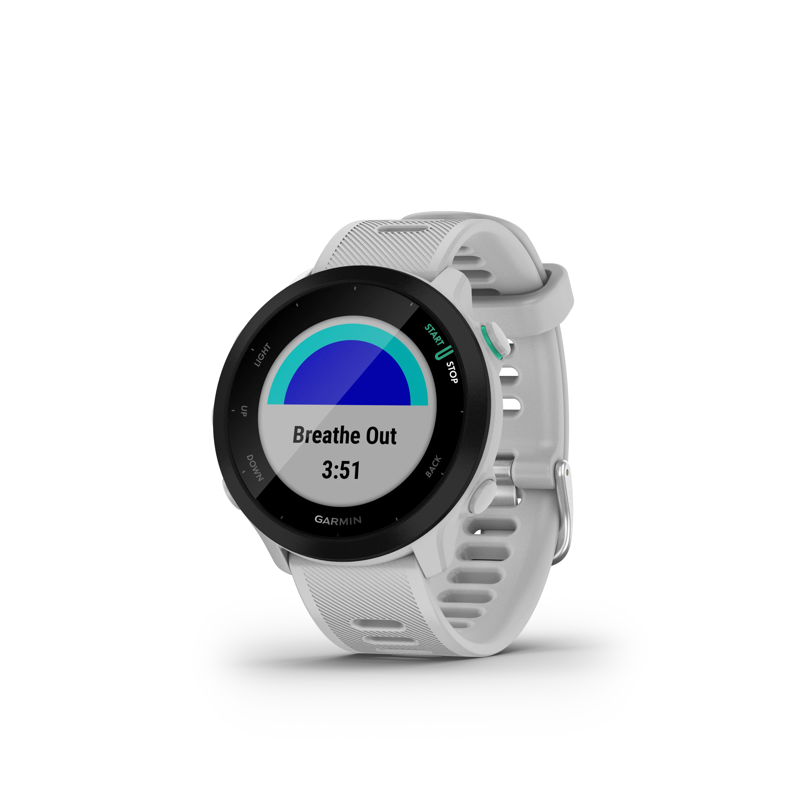 Garmin Forerunner 55 HRM With GPS Whitestone Watch - Image 2