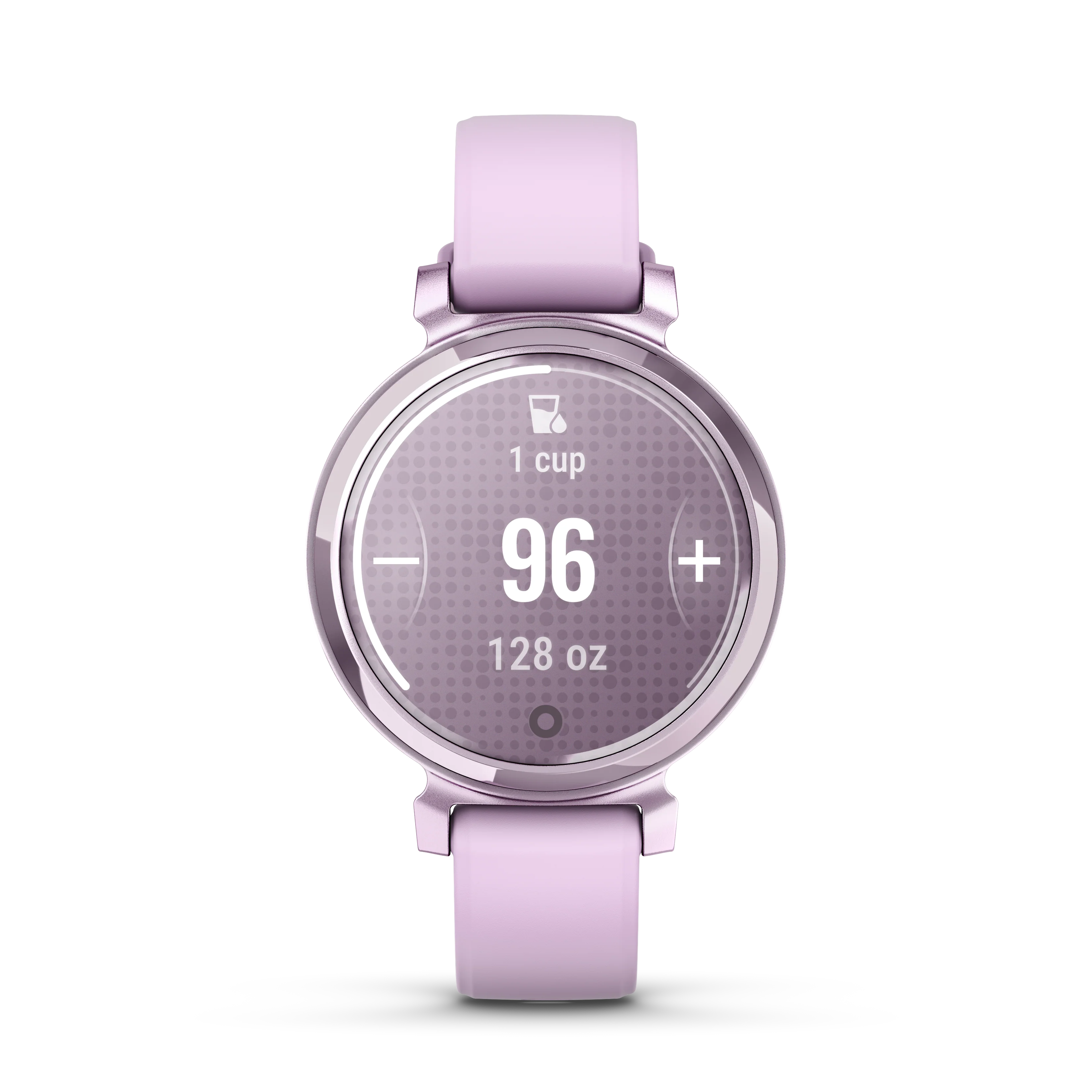 Garmin Lily 2 Metallic + Lilac Smart Watch With Lilac Silicone Band