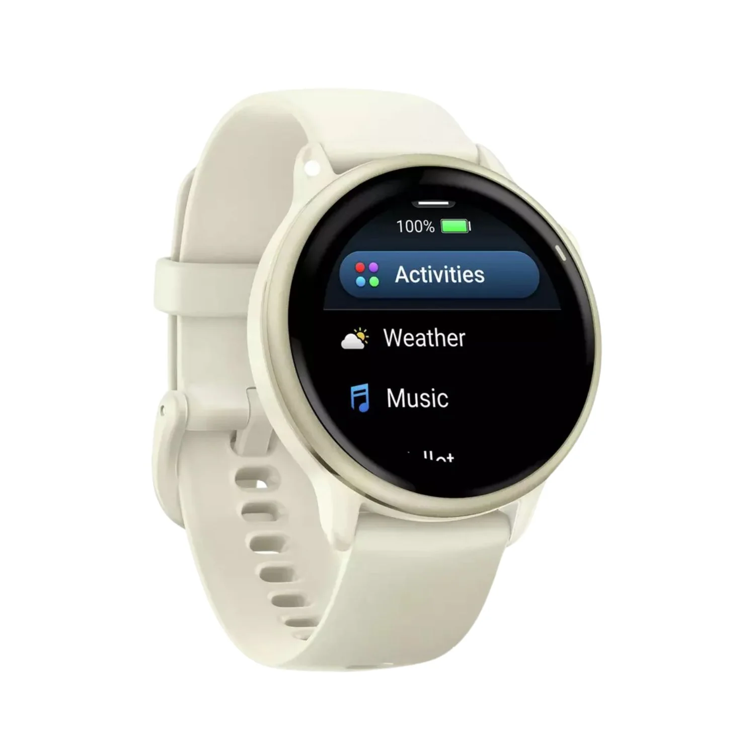 Garmin Vivoactive 6 GPS 42mm Smartwatch – Ivory & Lunar Gold - Image 2
