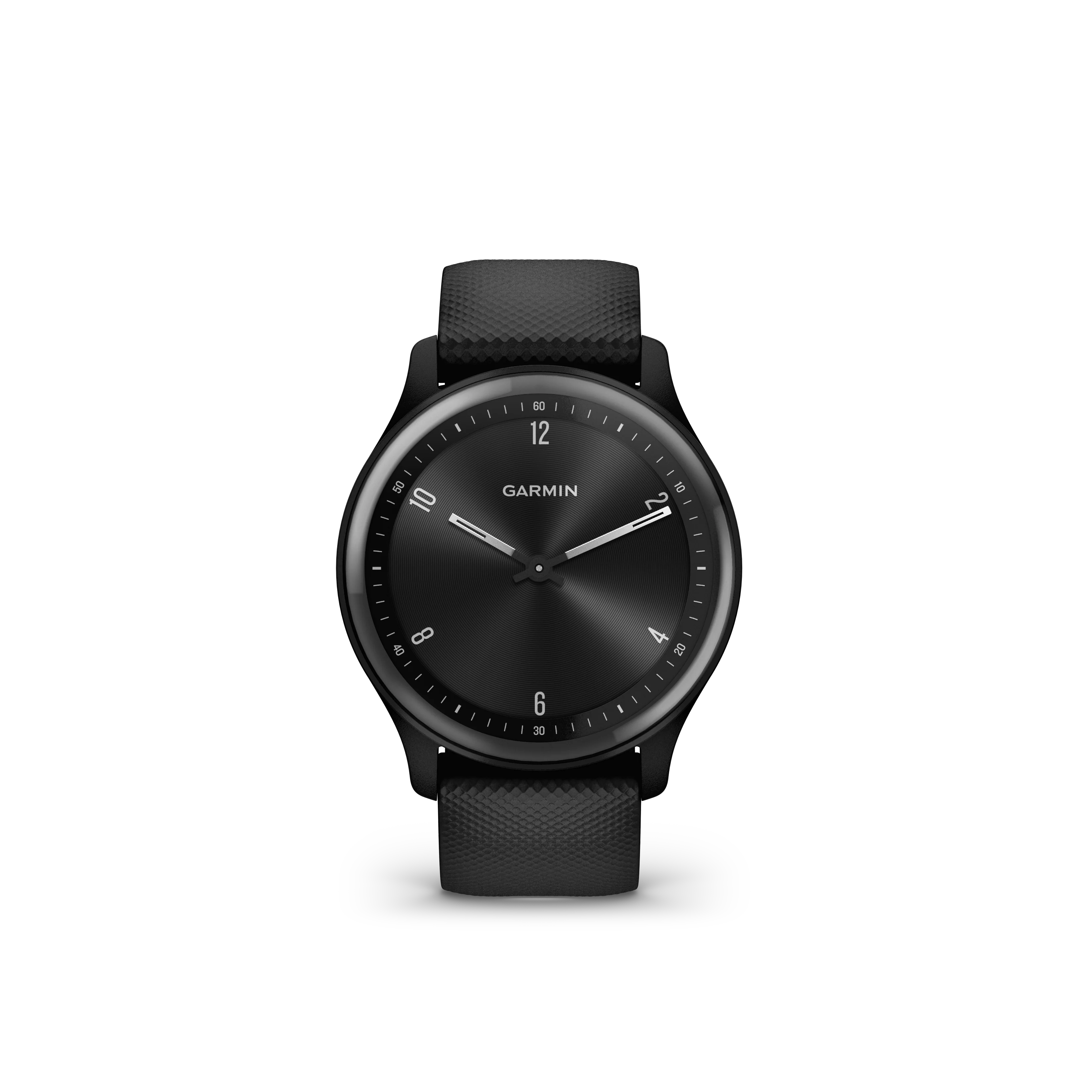 Garmin Vivomove Sport Black Smart Watch With Silicone Band