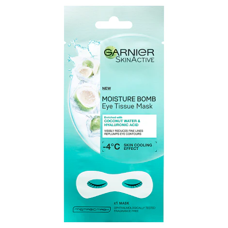 Garnier Moisture Bomb Coconut Water Eye Tissue Mask