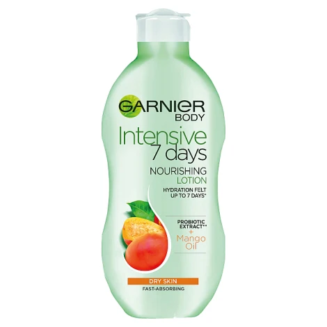 Garnier Intensive 7 Days Mango Probiotic Extract Body Lotion Dry Skin