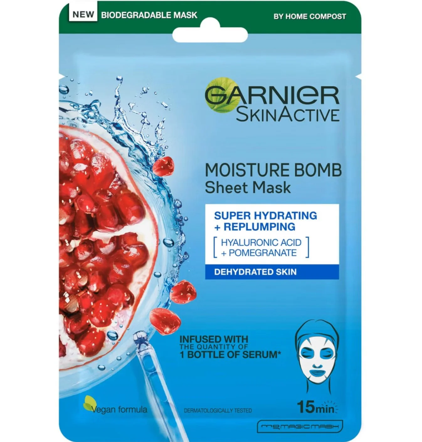 Garnier Moisture Bomb Pomegranate Tissue Mask