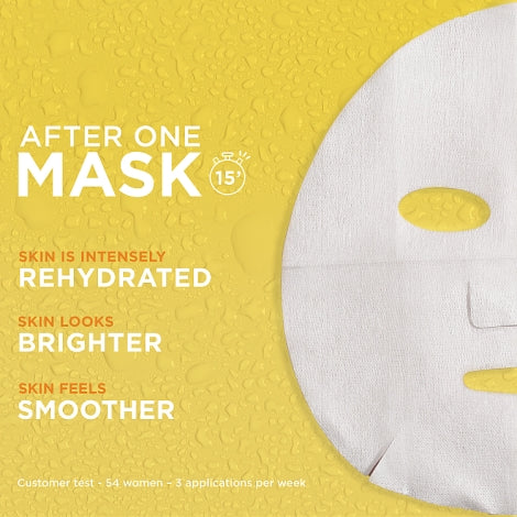 Garnier Brightening & Super Hydrating Vitamin C Sheet Mask 28g - Image 3