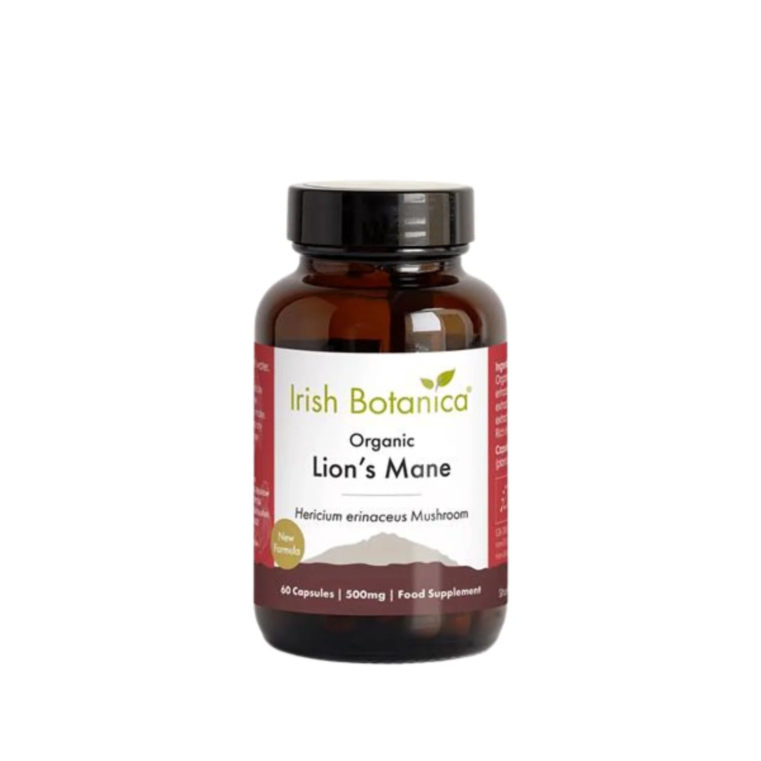 Irish Botanica Organic Lion's Mane 500mg 60 Capsules