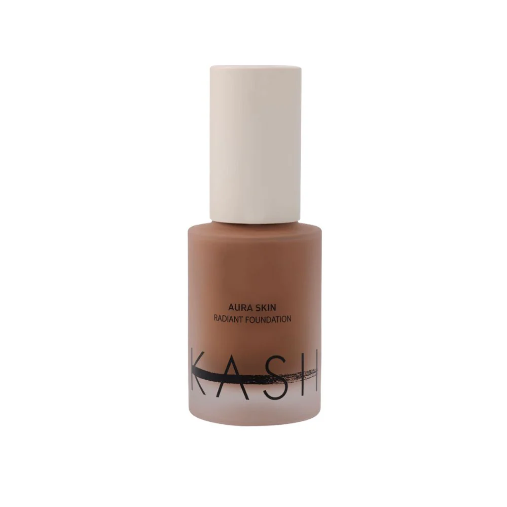 Kash Beauty Aura Skin Radiant Foundation Bold 1.0 Dark Tan
