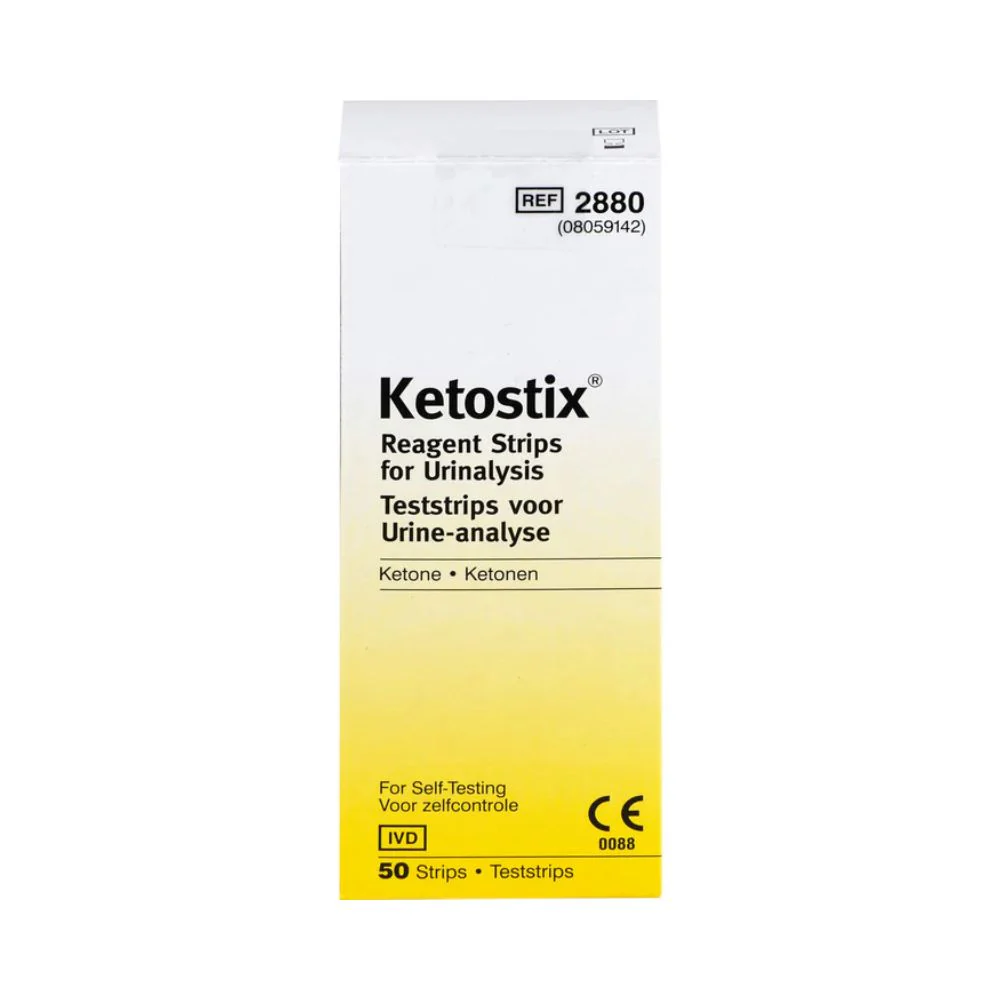 Ketostix Reagent Strips for Urinalysis - 50 Strips