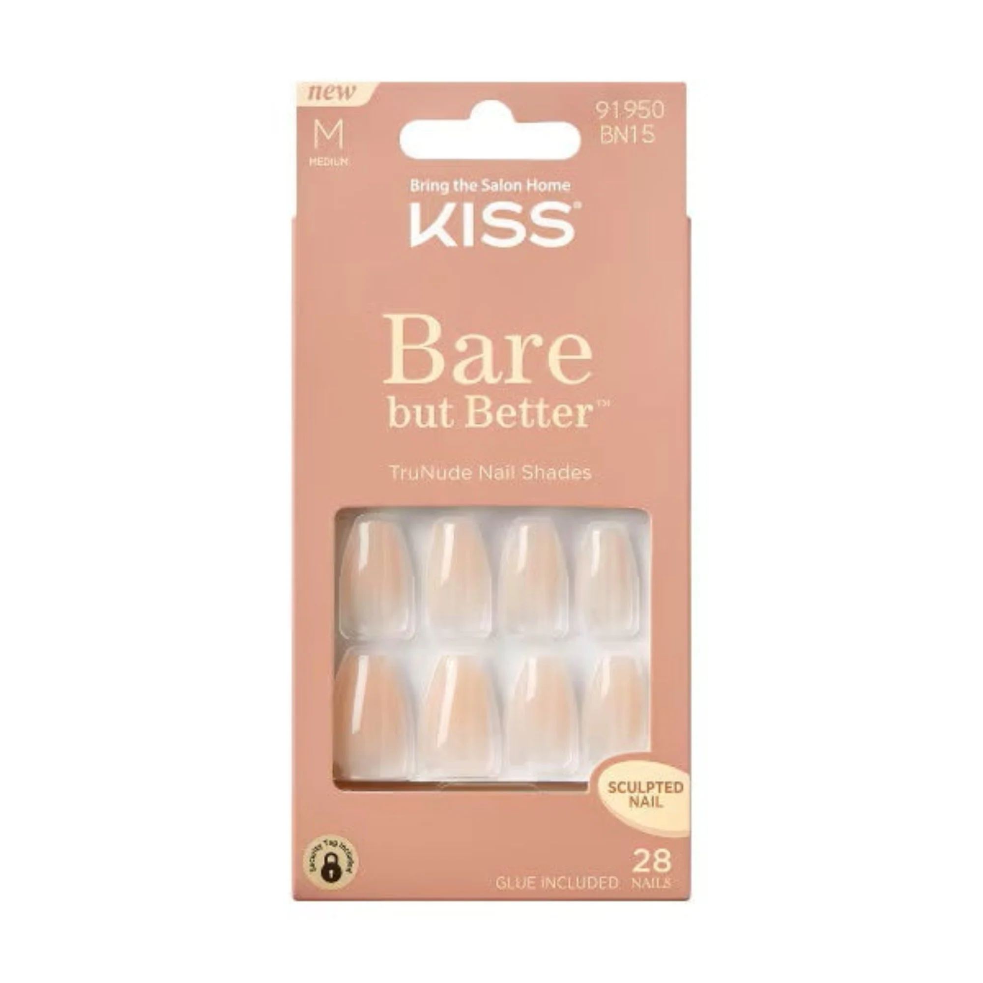 Kiss Bare But Better Premium Nails Embrace It