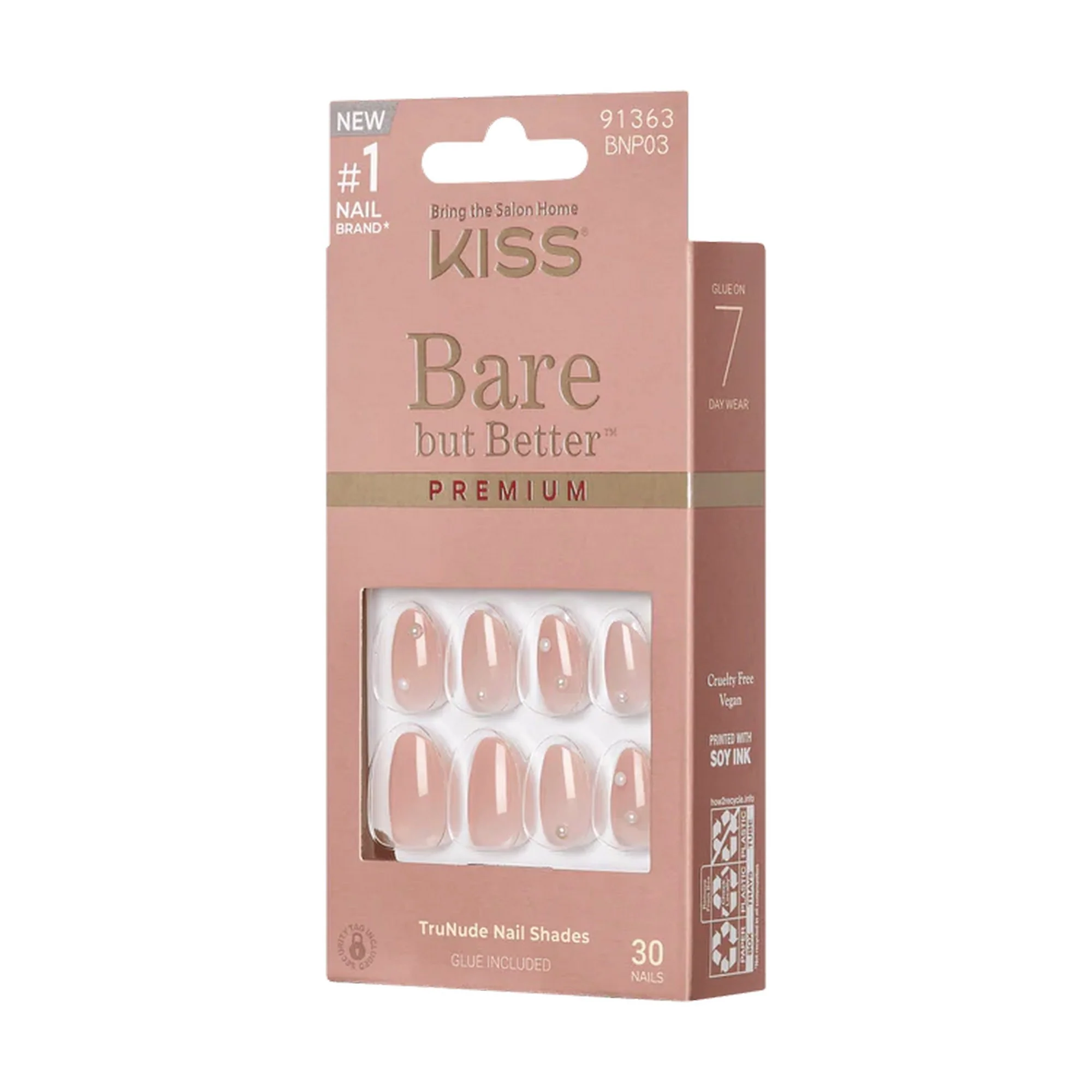 Kiss Bare But Better Premium Nails Slay
