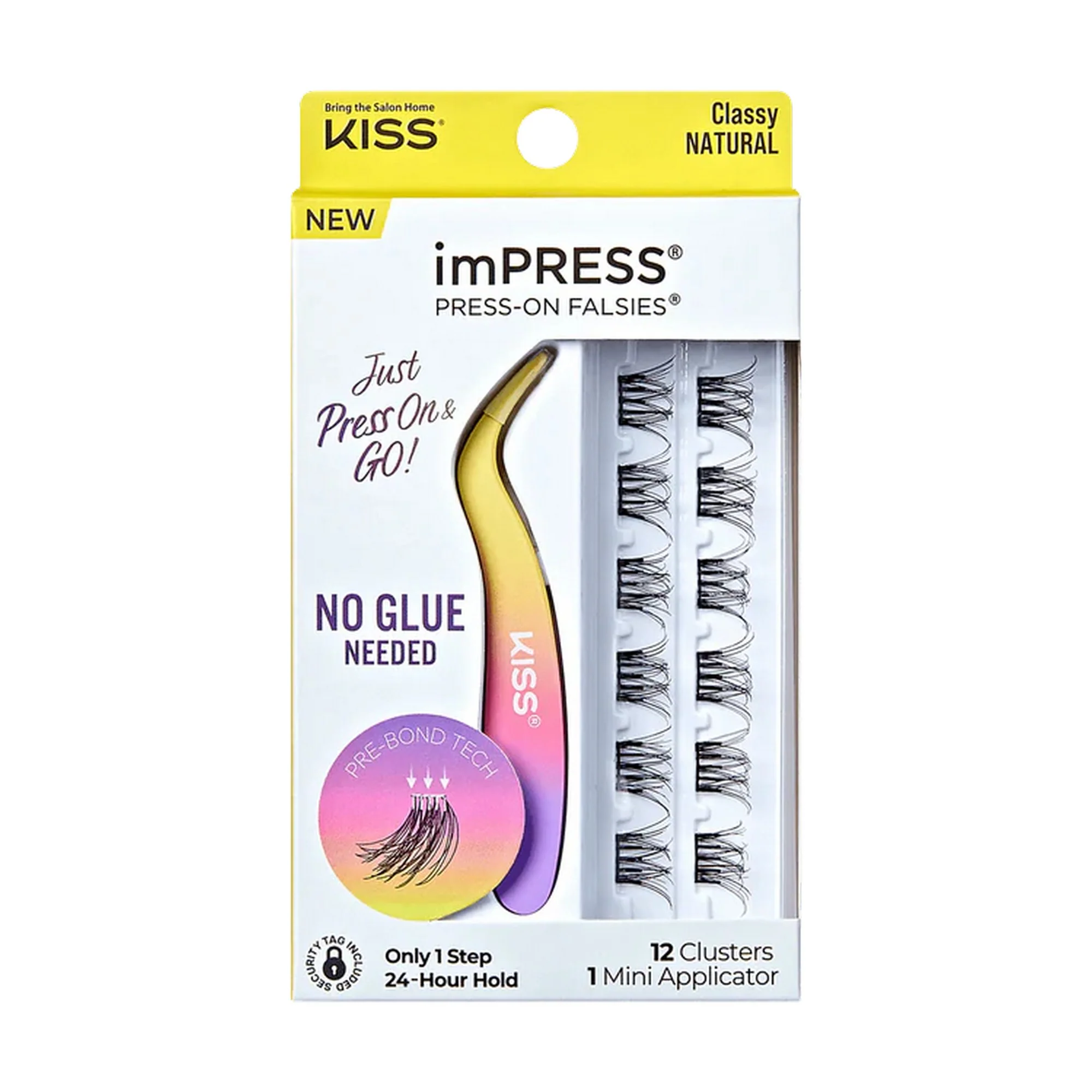 Kiss Impress Press On Single Lashes 01 Classy Natural