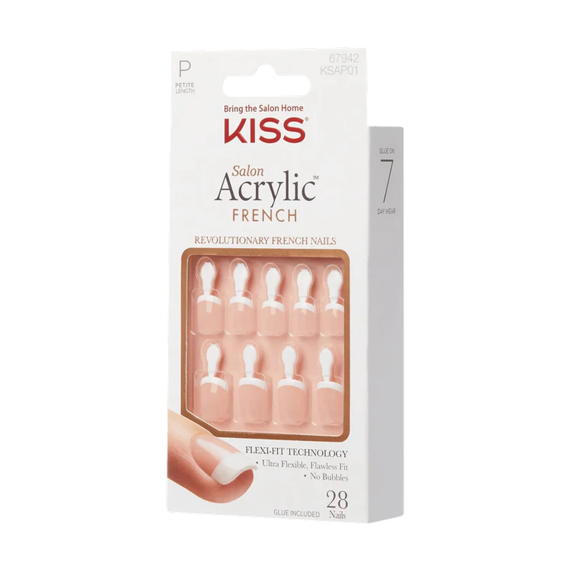Kiss Salon Acrylic French Nail Crush Hour