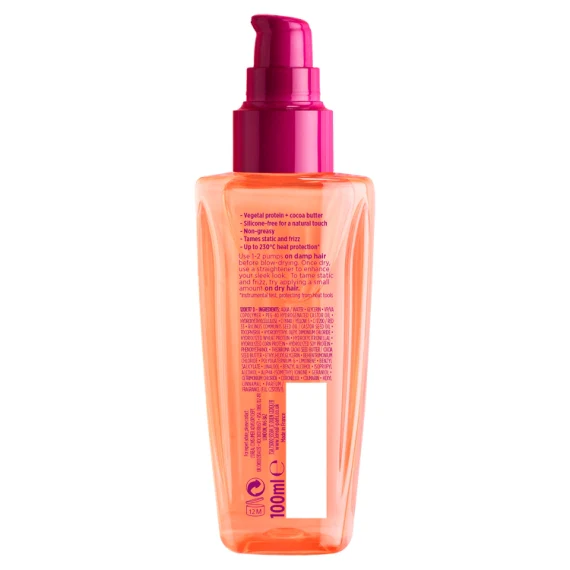 Loreal Elvive Dream Lengths Sleek Long Hair Frizz Killer Serum 100ml - Image 3