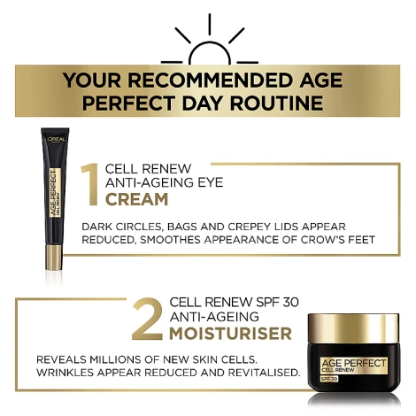 L'Oreal Paris Cell Renew SPF30 Day Cream 50ml - Image 4