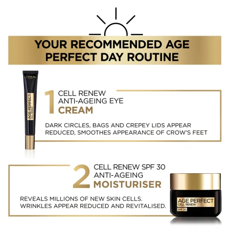 L'Oreal Paris Cell Renew Eye Cream 15ml - Image 5