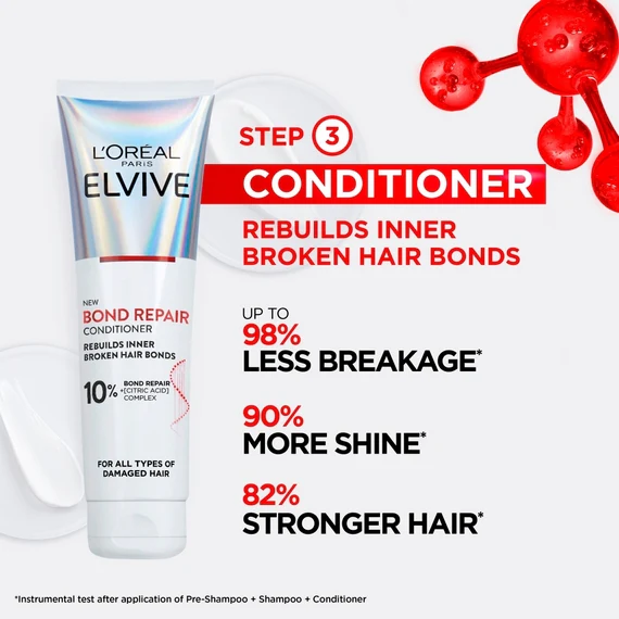 Loreal Paris Elvive Bond Repair Conditioner 150ml - Image 2