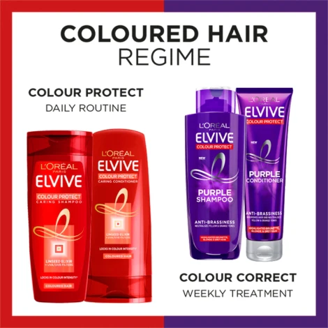 Loreal Paris Elvive Colour Protect Anti-Brassiness Purple Shampoo 200ml - Image 2