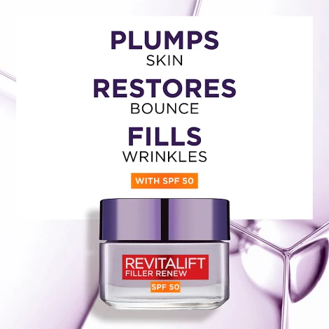 L'Oreal Paris Revitalift Filler Anti-Aging SPF 50Cream 50ml - Image 4