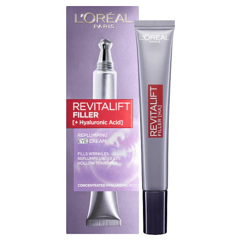 L'Oreal Paris Revitalift Filler Renew Eye Cream 15ml - Image 3