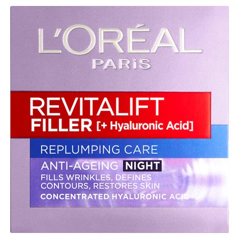L'Oreal Paris Revitalift Filler Renew Night Cream 50ml - Image 5