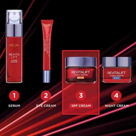 L'Oreal Paris Revitalift Laser Renew Anti-Ageing Cream SPF20 50ml - Image 6