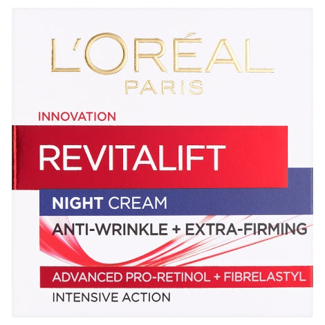 L'Oreal Paris Revitalift Night Cream Anti-Wrinkle Plus Firming 50ml
