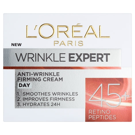 L'Oreal Wrinkle Expert Anti-Wrinkle Firming Cream 45+ 50ml Pot