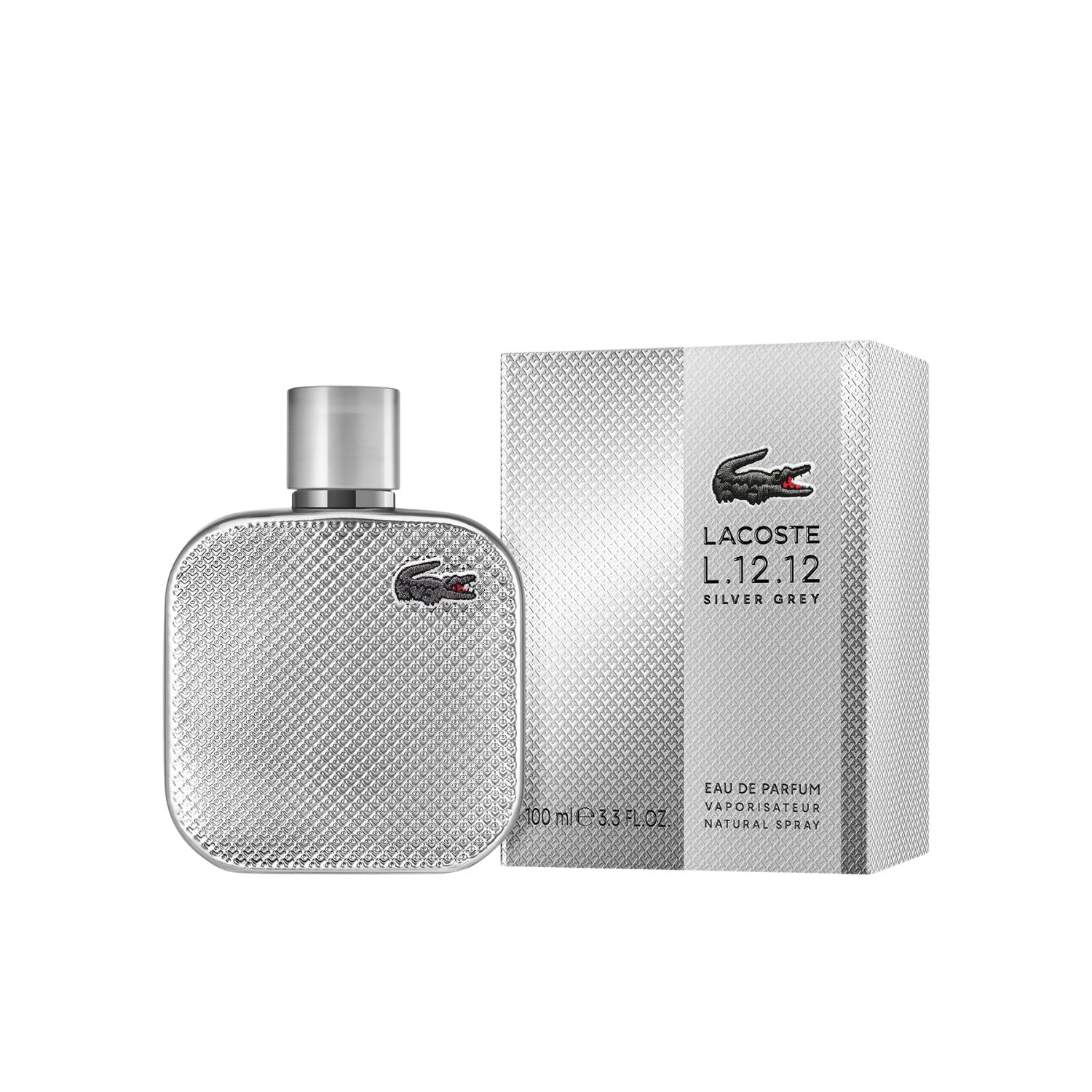 Lacoste Silver Grey Eau de Parfum for Him 100ml