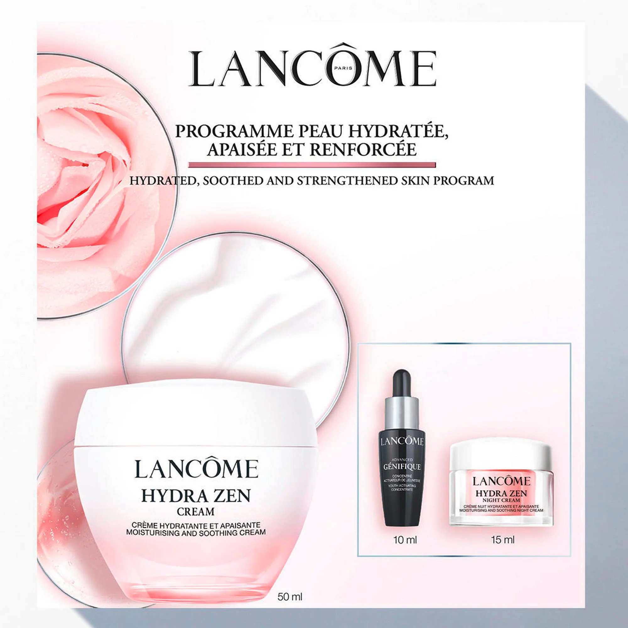 Lancome Hydra Zen Cream 50ml Routine Set