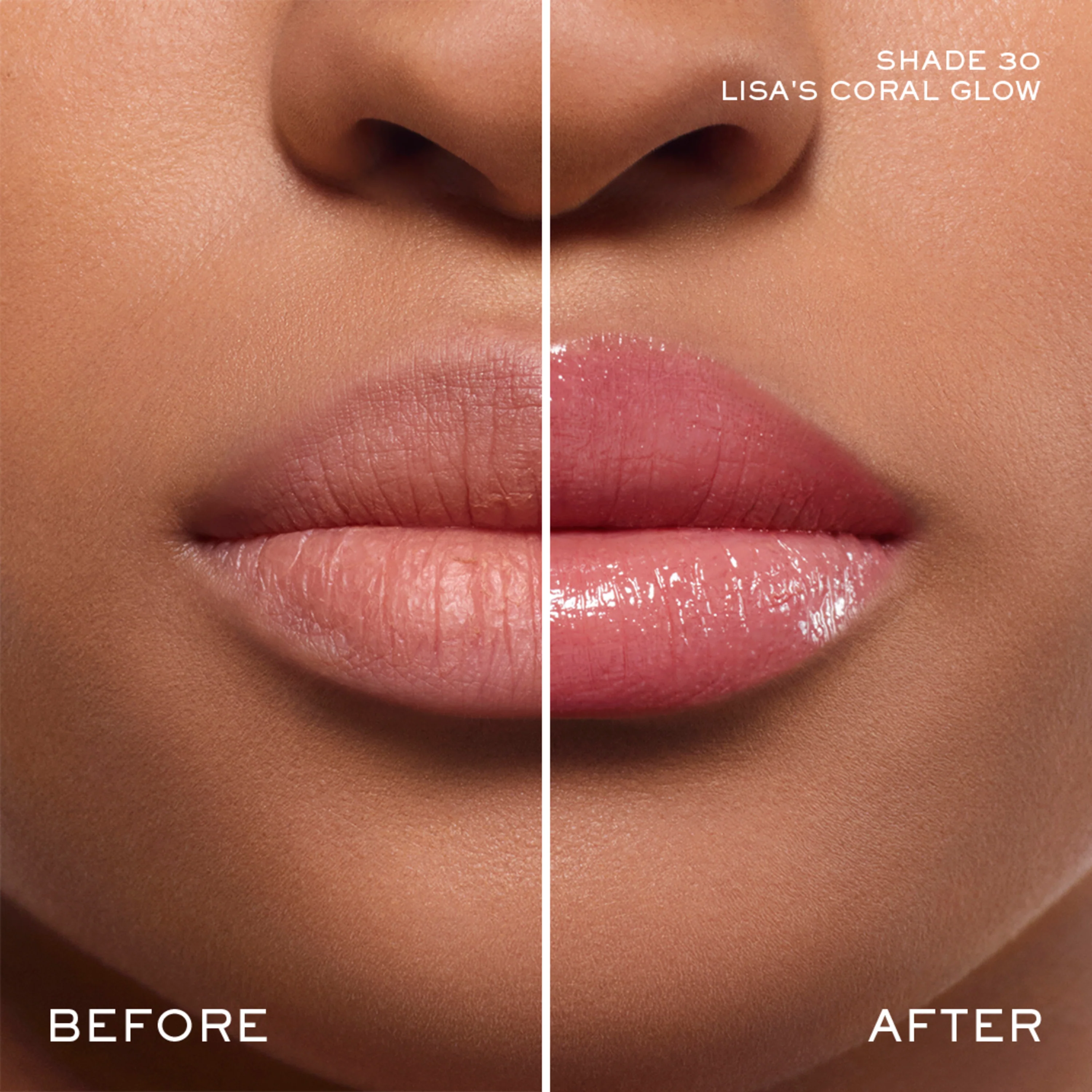 Lancome Idole Butterglow - Shade 30 Lisa's Coral Glow - Image 4