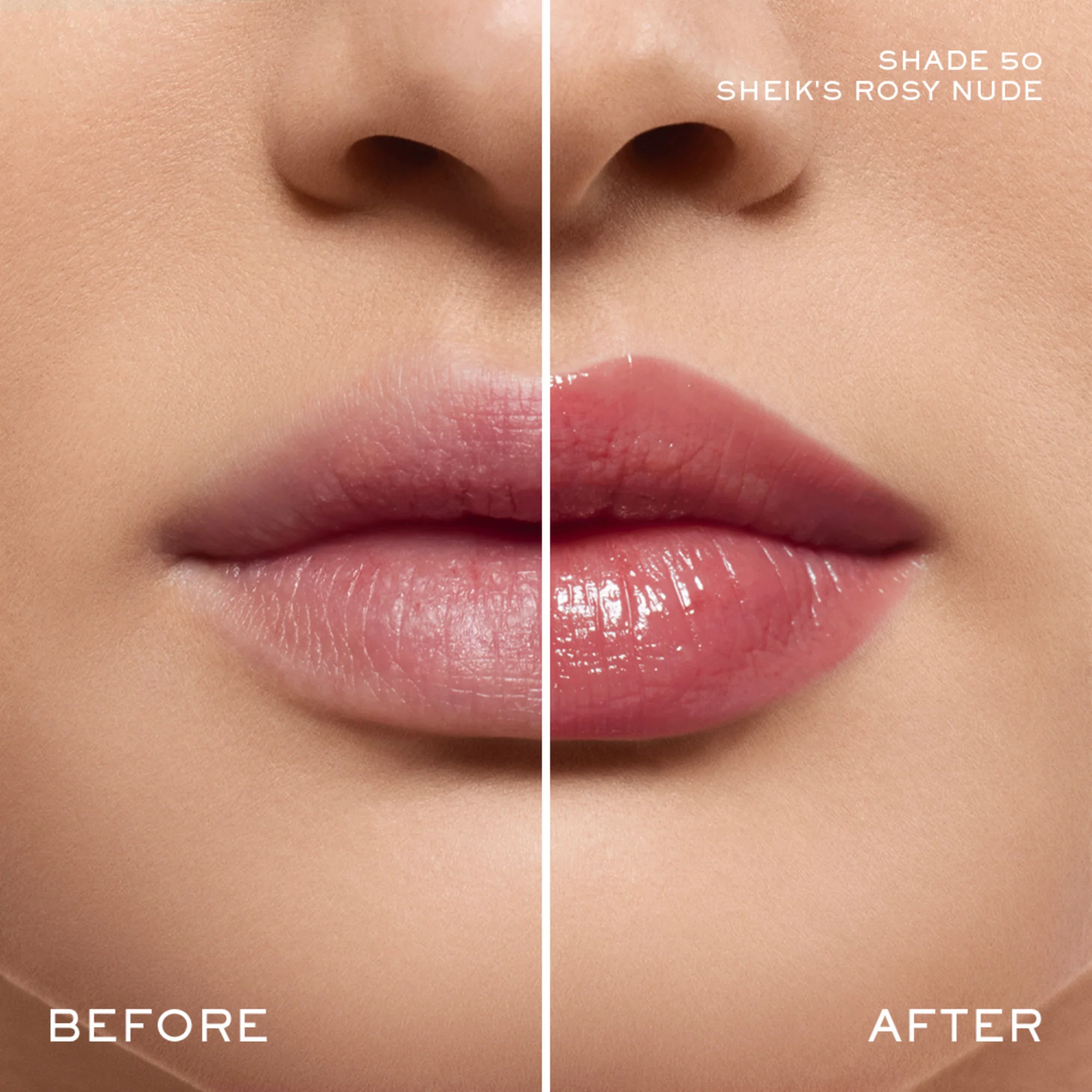 Lancome Idole Butterglow - Shade 50 Sheik's Rosy Nude - Image 3