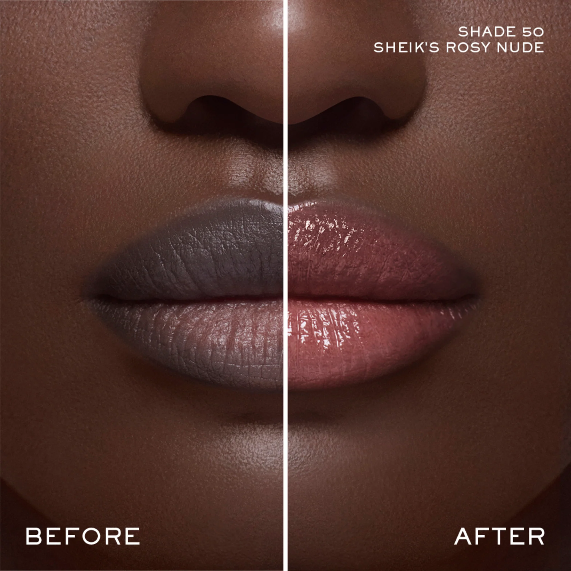 Lancome Idole Butterglow - Shade 50 Sheik's Rosy Nude - Image 5