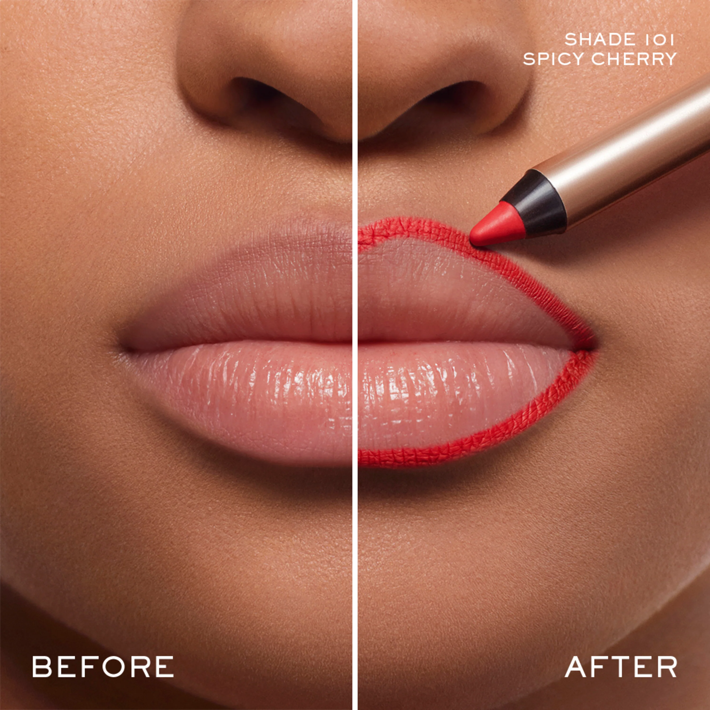 Lancome Idole Lip Shaper - Shade 101 Spicy Cherry - Image 4