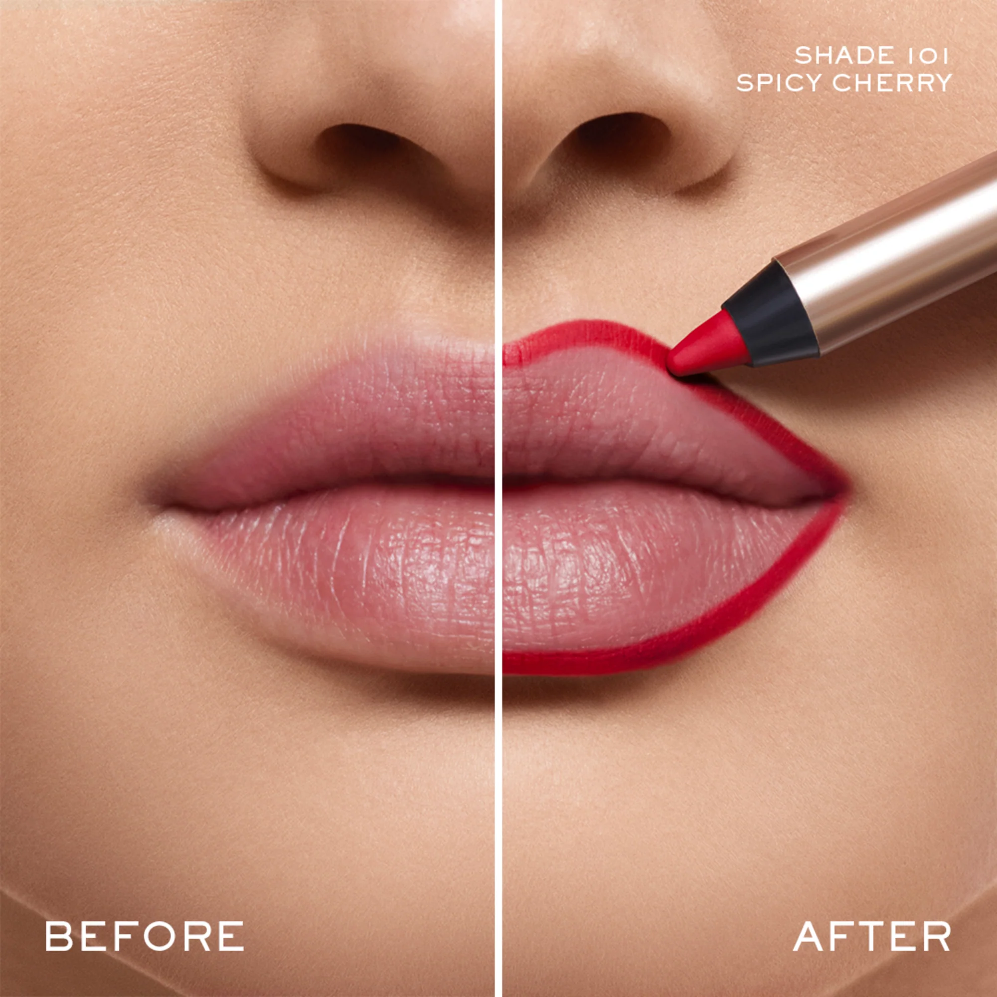 Lancome Idole Lip Shaper - Shade 101 Spicy Cherry - Image 5