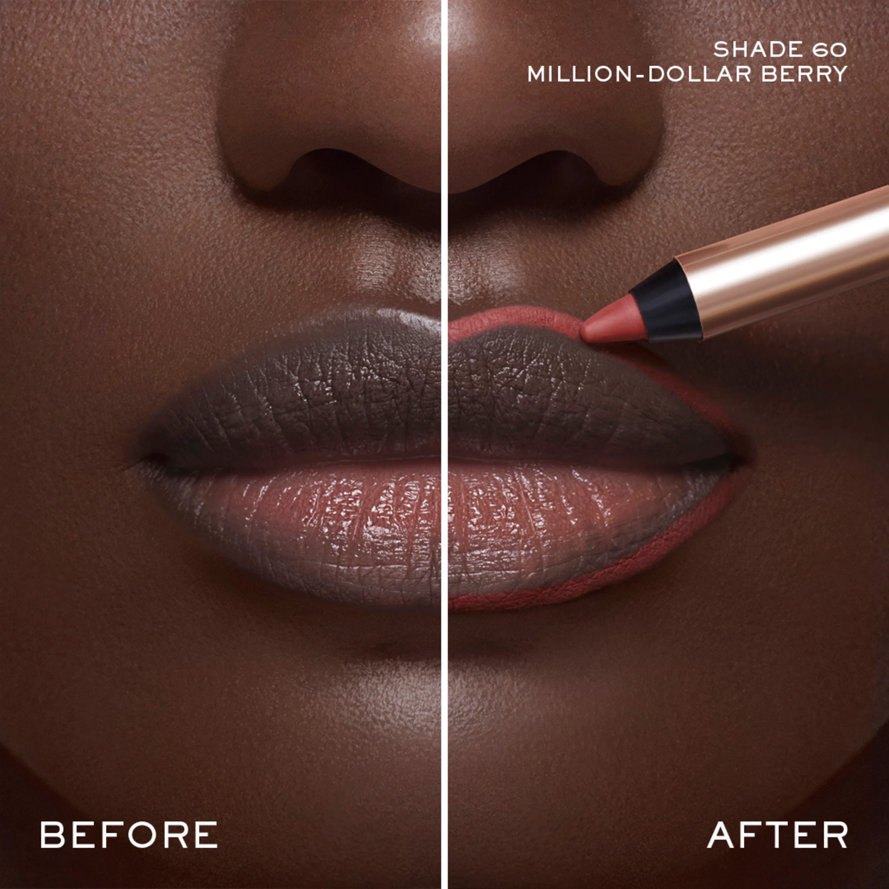 Lancome Idole Lip Shaper - Shade 60 Million Dollar Berry - Image 3