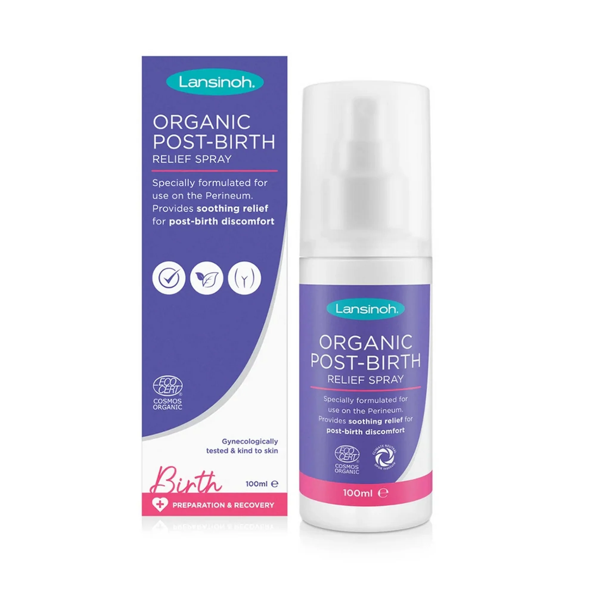 Lansinoh Organic Post Birth Relief Spray 100ML