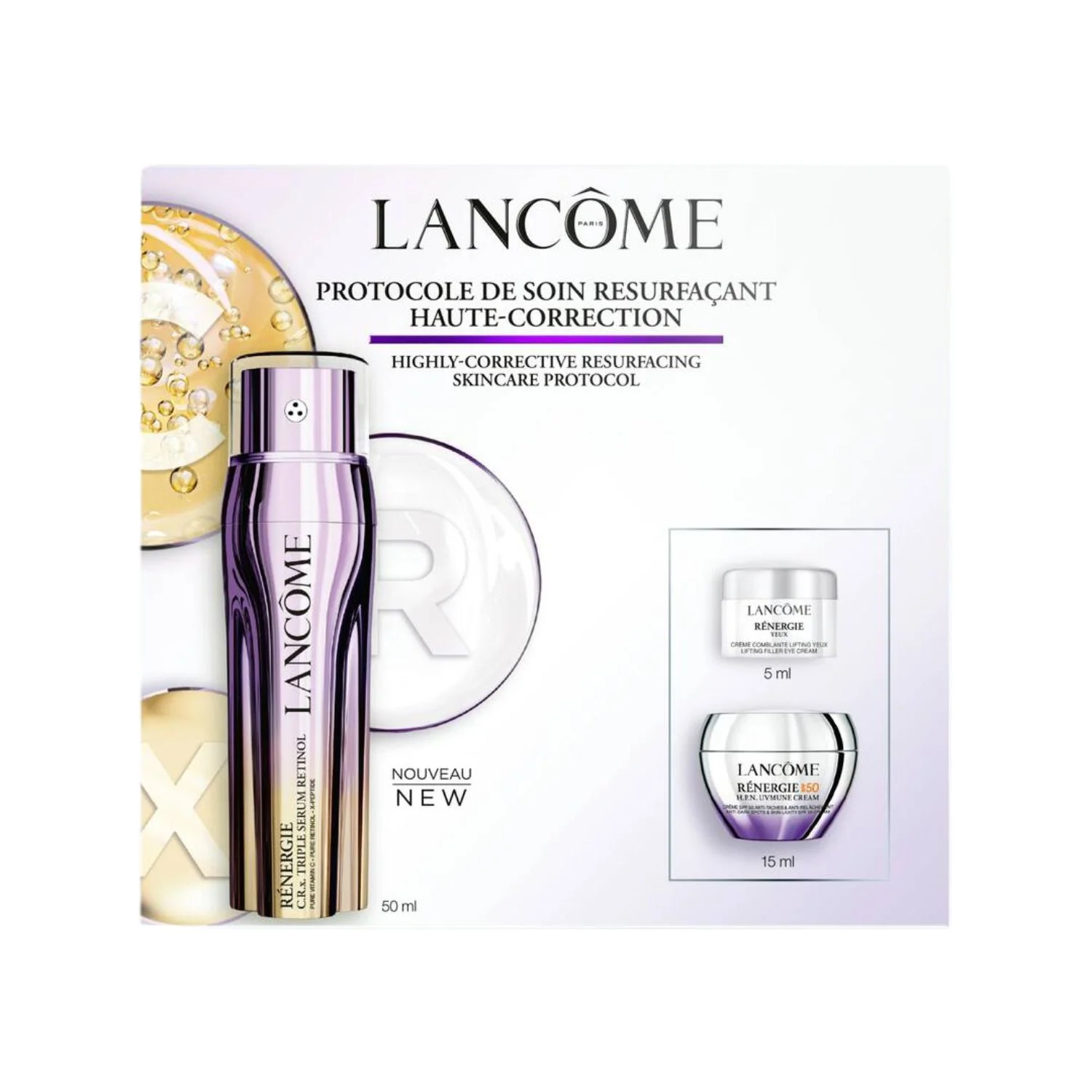 Lancome Renergie C.R.X Triple Serum Retinol Set 50ml