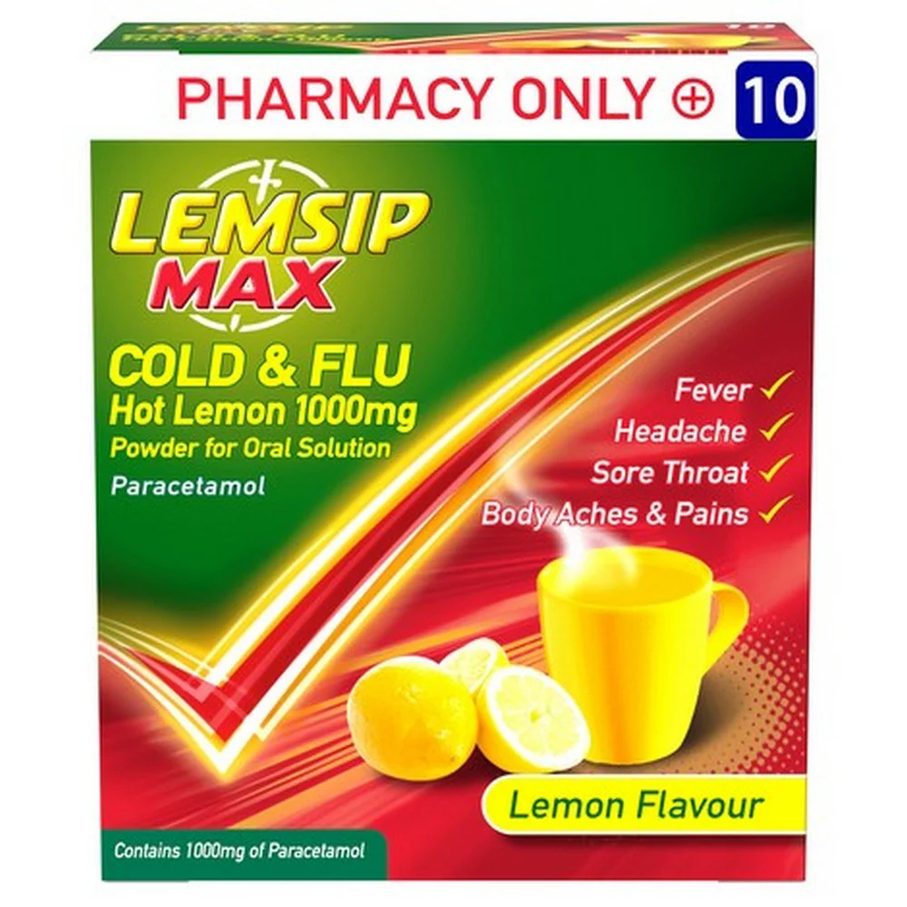 Lemsip Max Cold & Flu 10 Sachets - Image 2