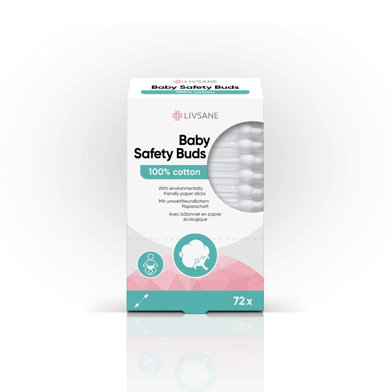 LIVSANE Baby Safety Buds 72 pcs