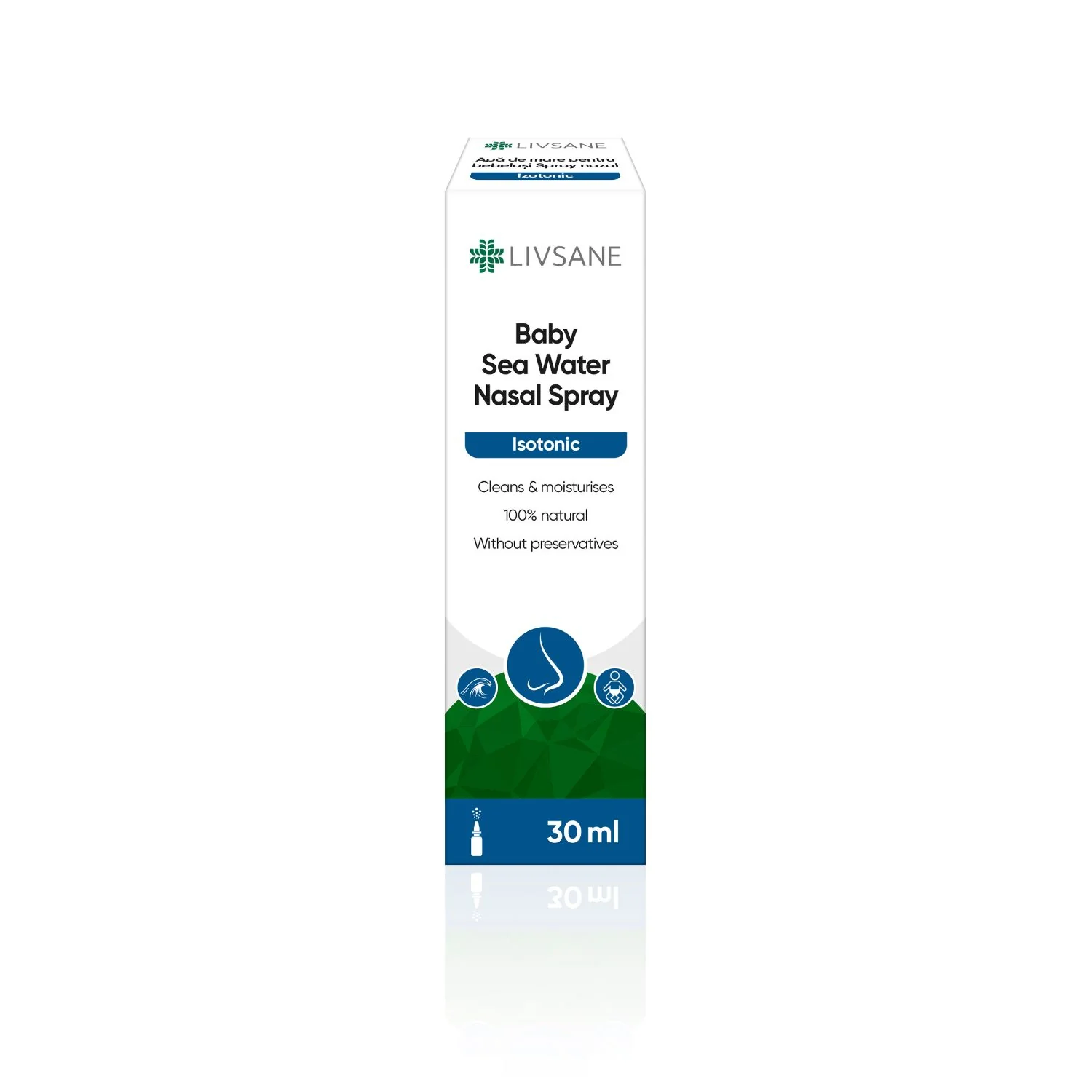 LIVSANE Baby Seawater Nasal Spray 30ml