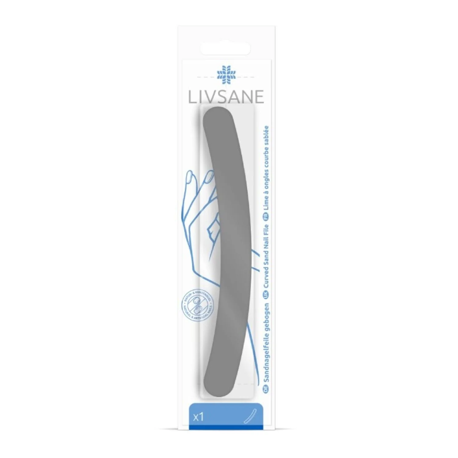 LIVSANE Curved Sand Nail File