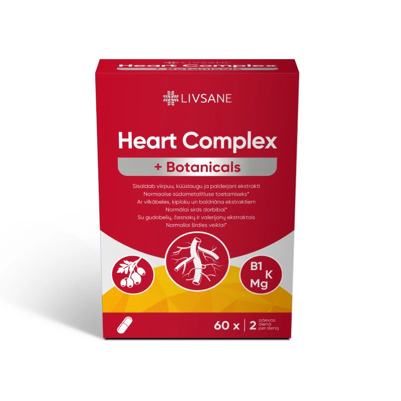 LIVSANE Heart Botanical 60 pieces