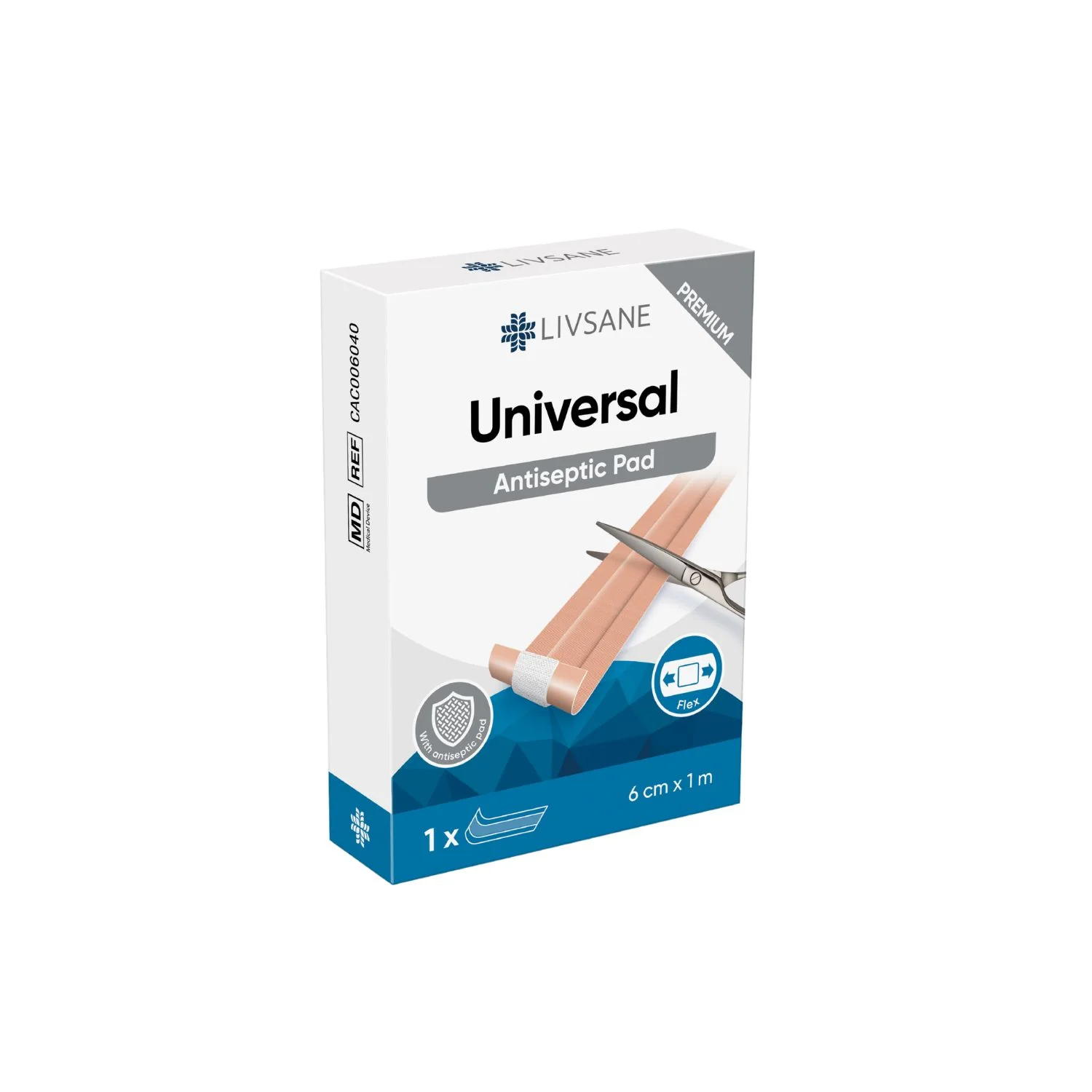 LIVSANE Premium Universal Strip 6 cm x 1 m