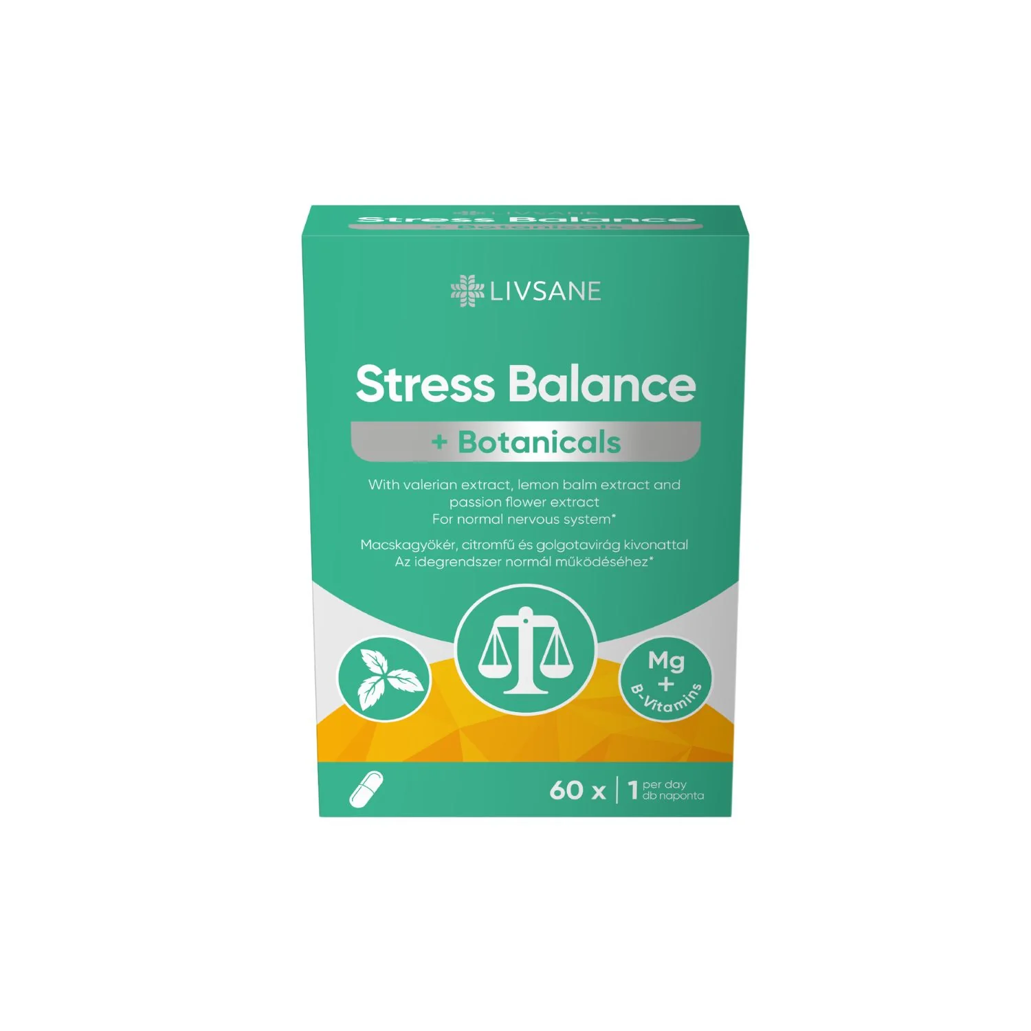LIVSANE Stress Balance 60 Capsules