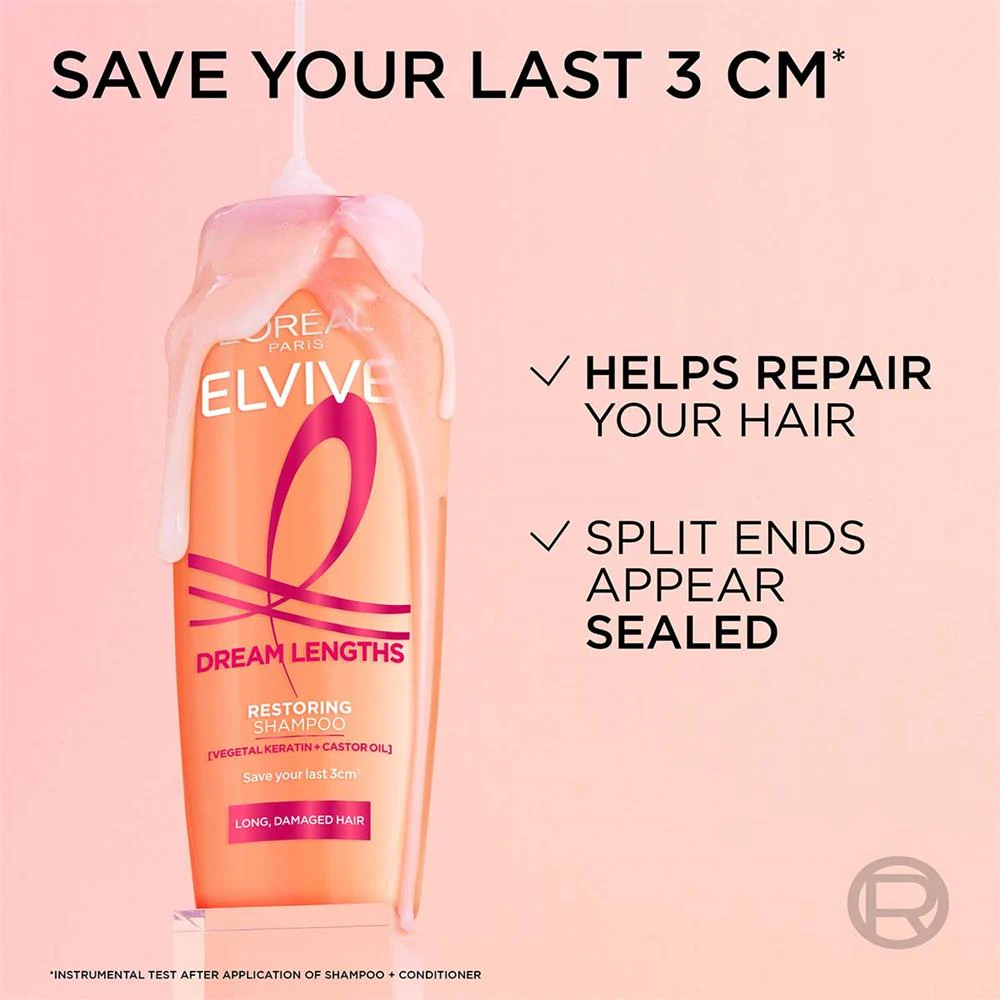 Loreal Elvive Dream Lengths Shampoo 400ml - Image 2