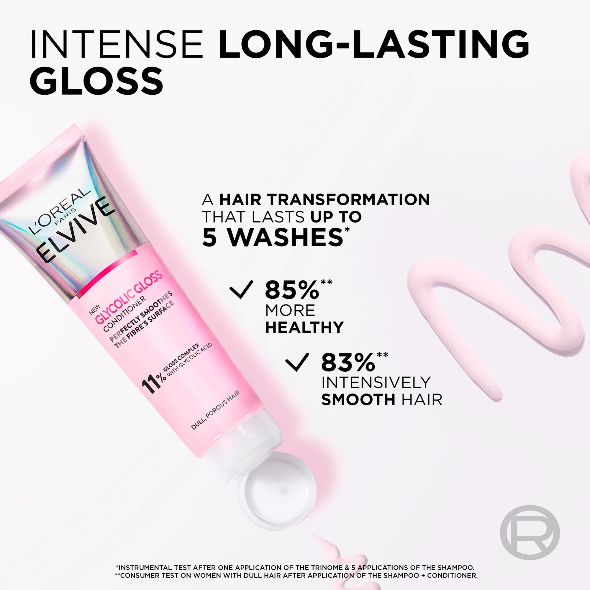 Loreal Elvive Glycolic Gloss Conditioner 150ML - Image 3