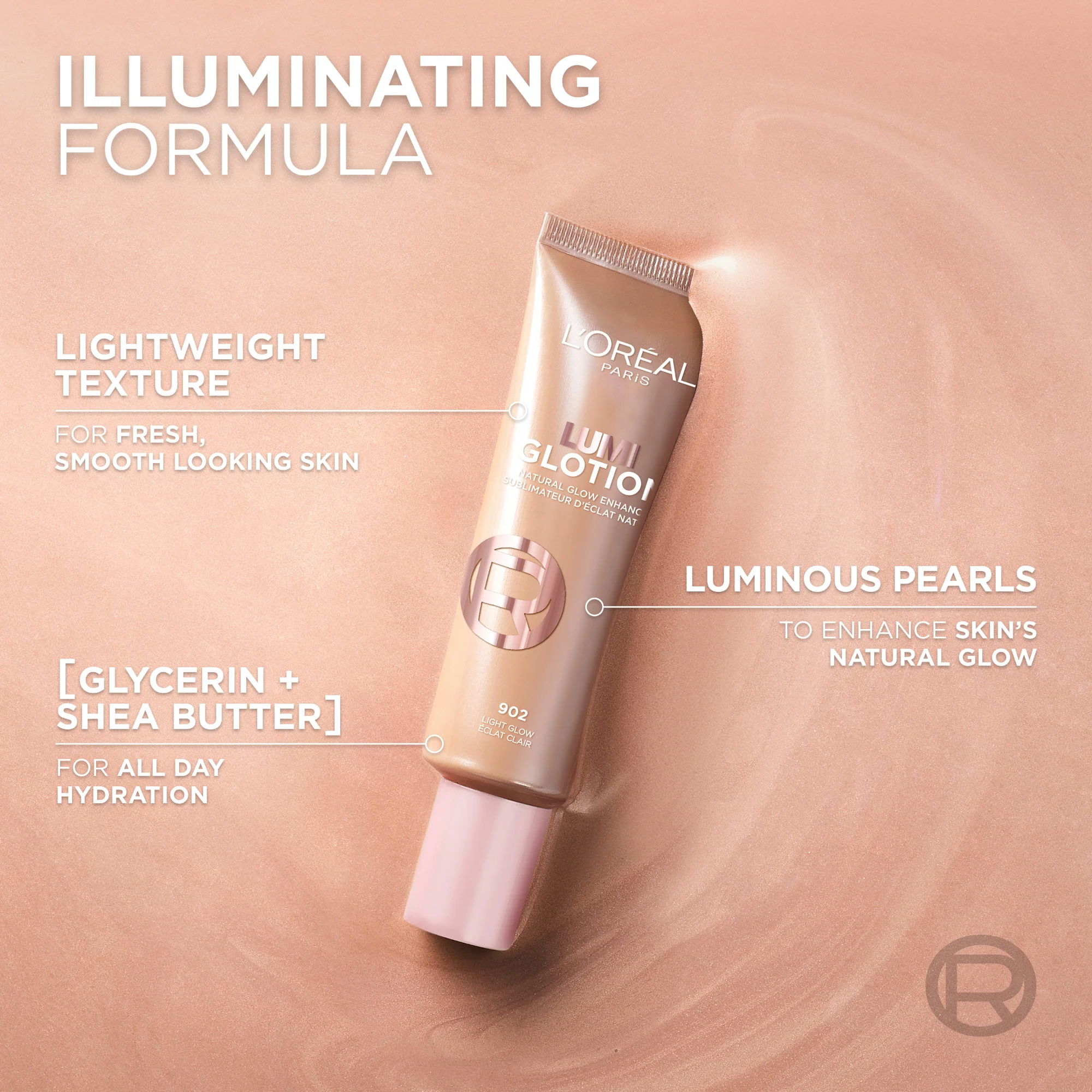 Loreal Lumi Glotion 902 Light Glow 40ML - Image 4