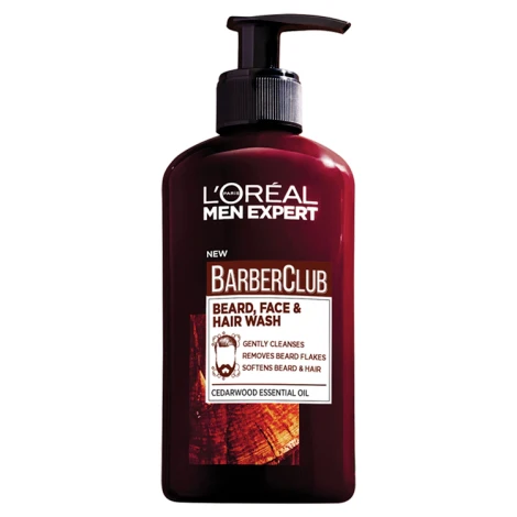 Loreal Men Expert Barber Club Beard + Face + Hair 3-in-1 Wash