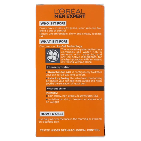 Loreal Men Expert Hydra Energetic Quenching Gel 50ml - Image 4