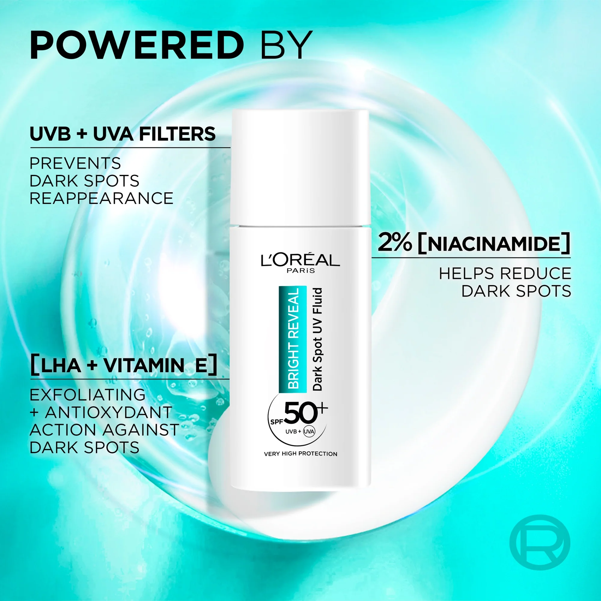 L'Oreal Revitalift Bright Reveal UV Fluid 50ML - Image 3