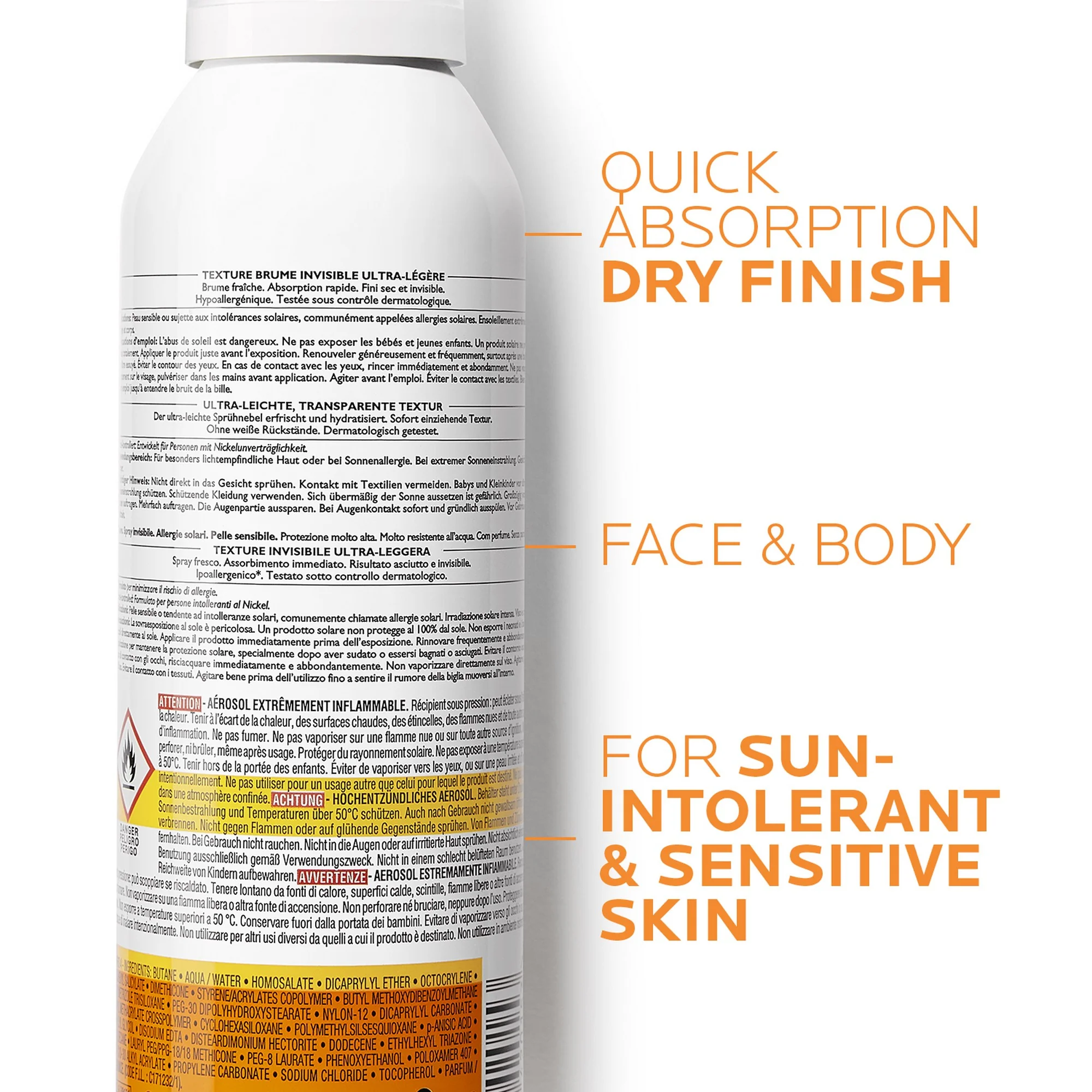 La Roche Posay Anthelios Ultra-Light Body Mist SPF50+ 200ml - Image 3